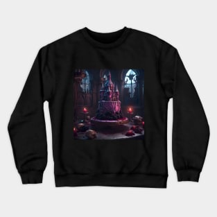 Horror Castle Gothic Cake Crewneck Sweatshirt